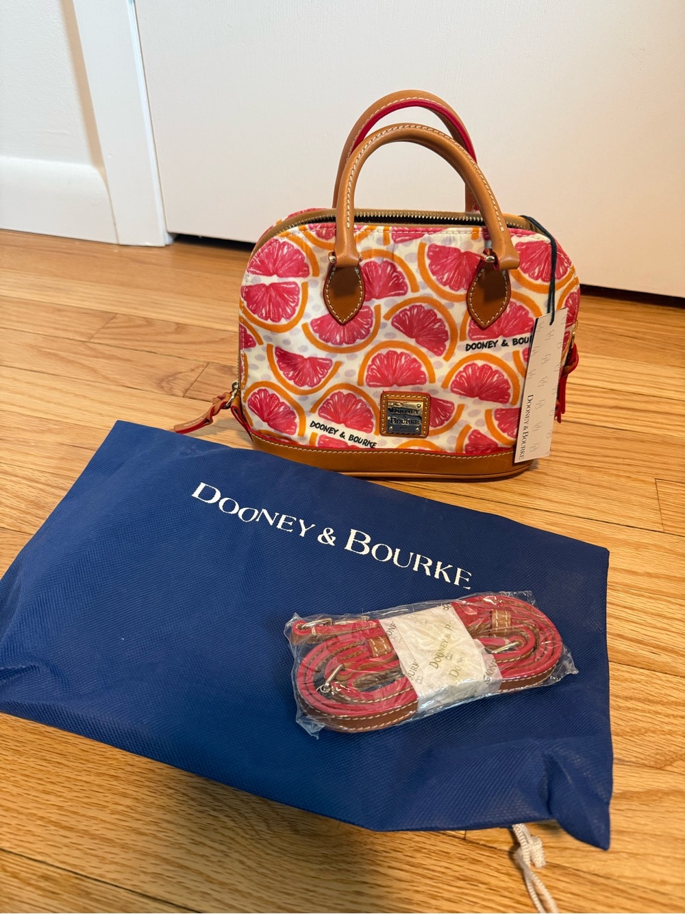 Dooney & Bourke Pomelo Bitsy Bag Citrus Collection - NWT Read Description